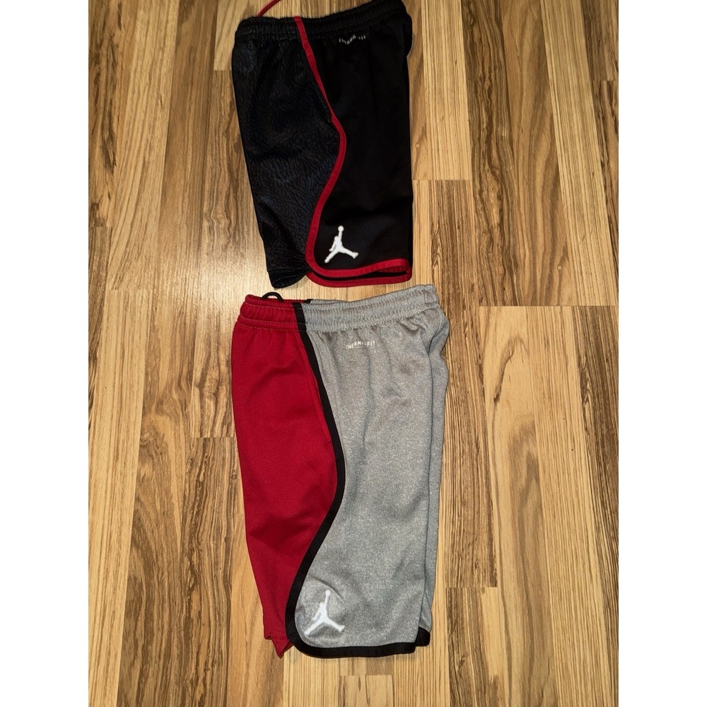 Jordan Nike Boys Basketball Athletic‎ Shorts Dri-fit Sz 8 8/10 Small S Lot Of 2